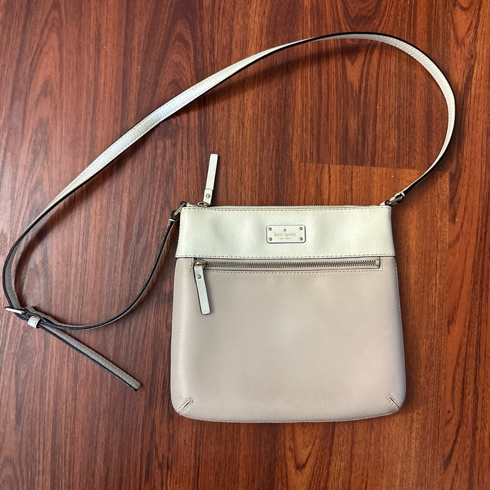 Kate Spade Pink and Cream Crossbody Bag